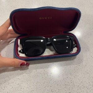 Gucci Black Sunglasses with Case